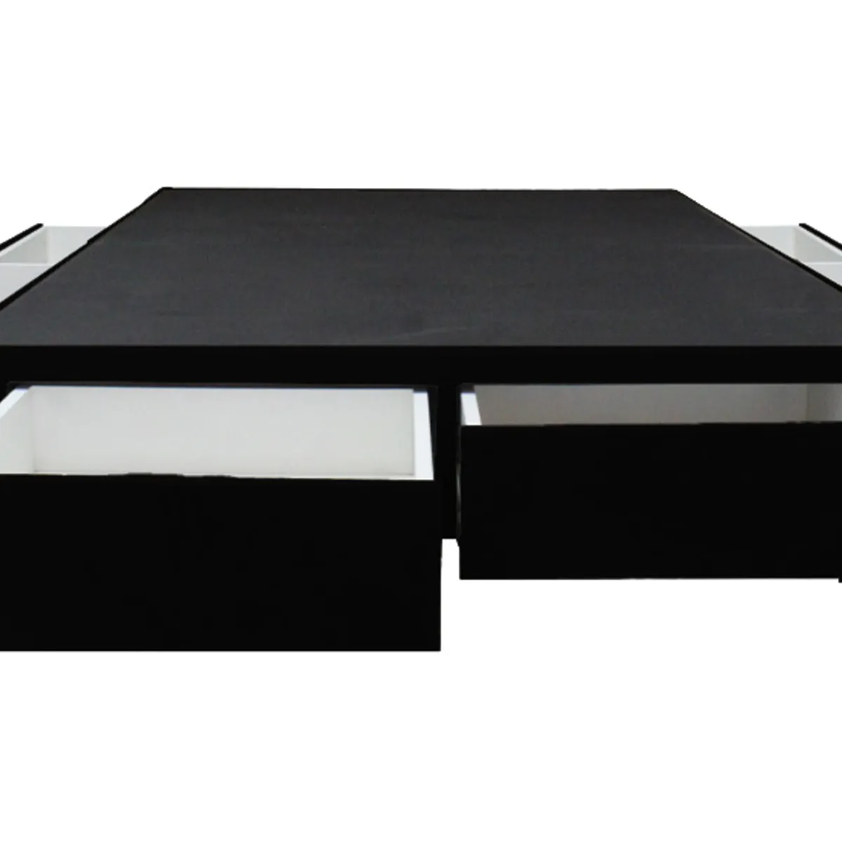 BARAKA HOME - Base De Cama Wels 4 Cajones 2 Plz - Negro