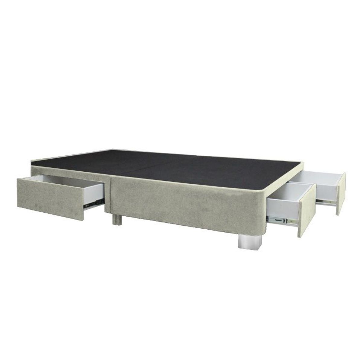 BARAKA HOME - Base De Cama Wels 4 Cajones 2 Plz - Ivory