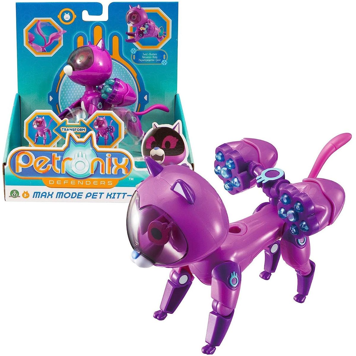 PETRONIX - Juguete Mascota de Acción Transformable Kitt Petronix