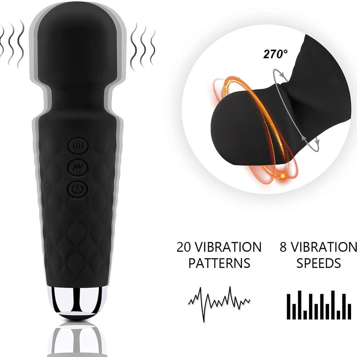 GENERICO - Vibrador Consolador Dildo Estimulador 10Intensidades Recargable