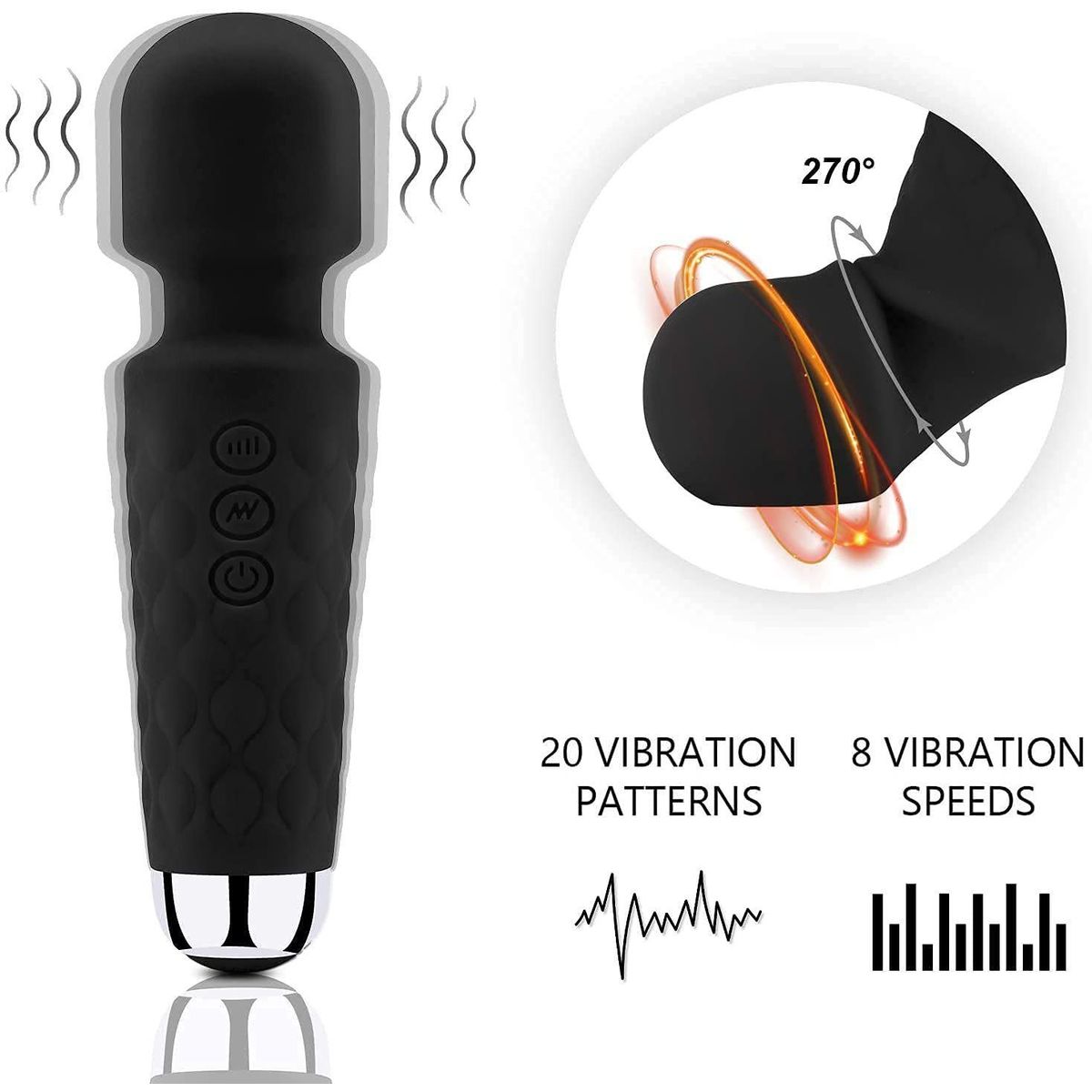 GENERICO - Vibrador Consolador Dildo Estimulador 10Intensidades Recargable