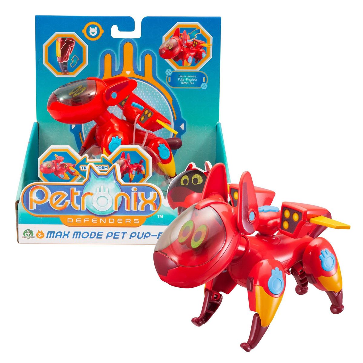PETRONIX - Juguete Mascota de Acción Transformable Pup Petronix