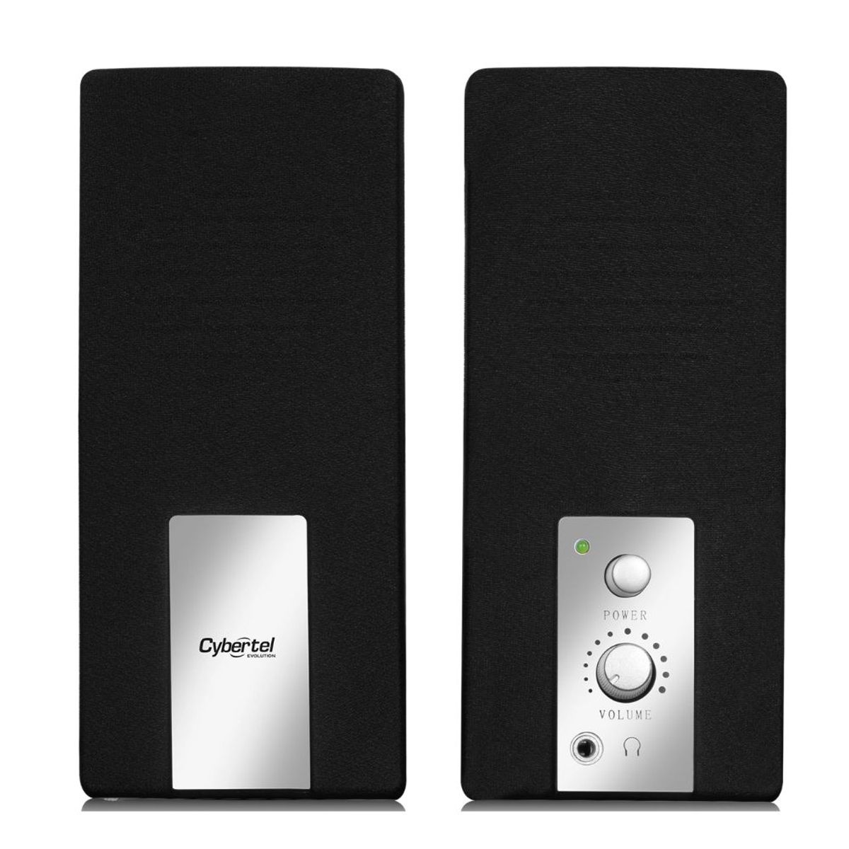 CYBERTEL - Cybertel Evolution CYB S206U Parlante con Sistema de Audio 2.0 - Negro