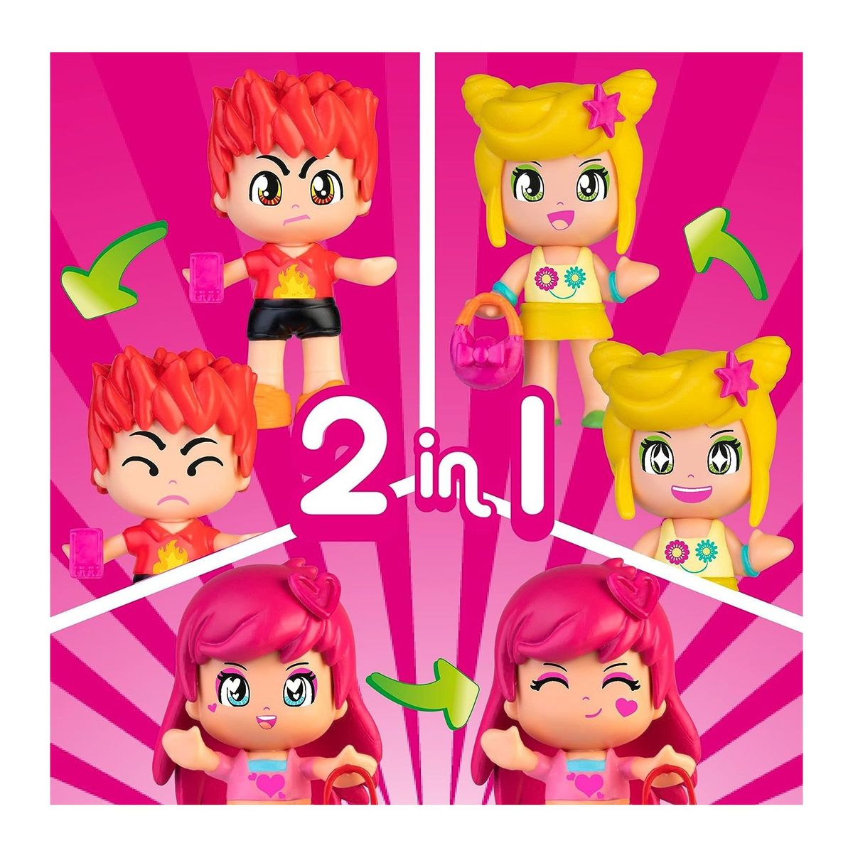 PINYPON - Juguete Muñeca Pinypon Básicas Serie 13 Rosada