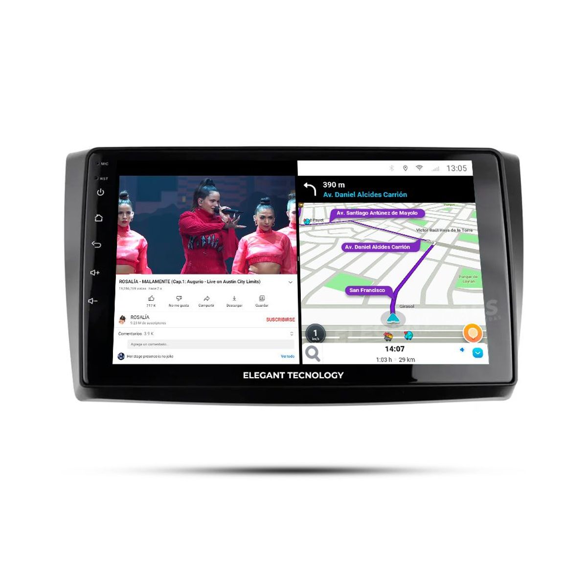 GENERICO - Autoradio Android Pantalla Changan Alsvin V3 2012-2017 Carplay +Auto 4GB +64GB