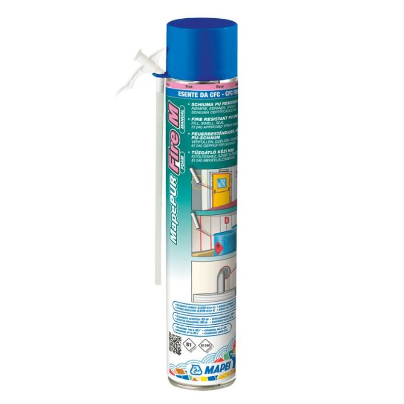 GENERICO - Espuma expansiva cortafuego Mapei MapePur Fire Foam M x 750ml