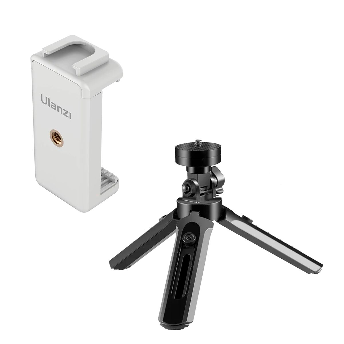 ULANZI - Adaptador de Celular a Trípode Ulanzi St-07 Blanco  Trípode 15cm