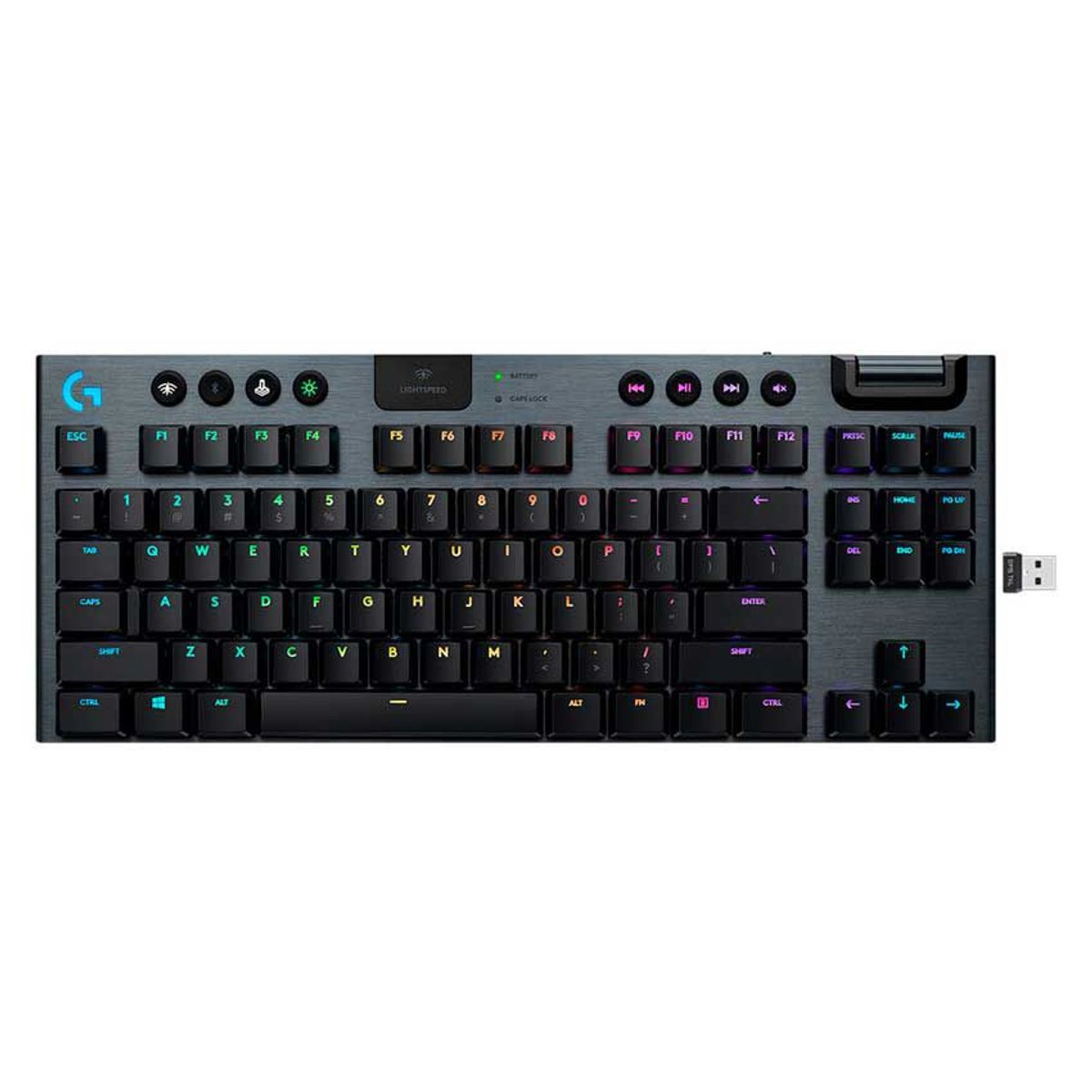 LOGITECH - Logitech G915 TKL - Teclado Gaming Mecánico Inalámbrico Bluetooth