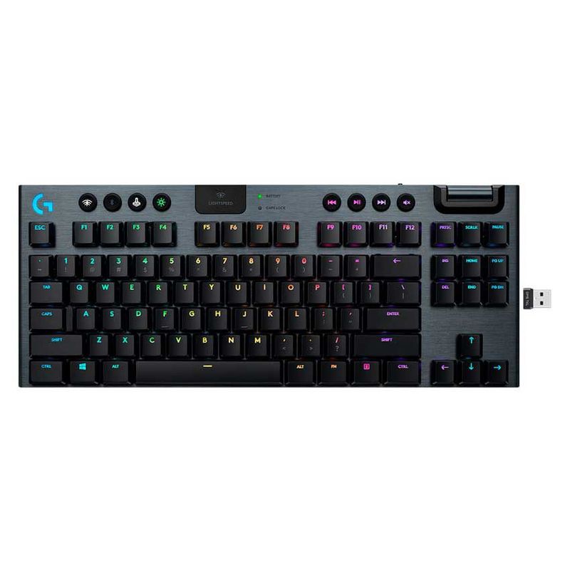 LOGITECH - Logitech G915 TKL - Teclado Gaming Mecánico Inalámbrico Bluetooth