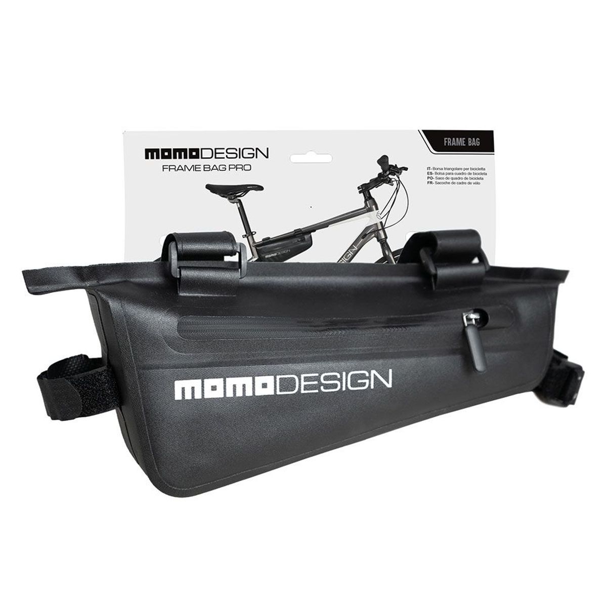 MOMODESIGN - Bolso Universal de TPU para Marco de Bicicleta