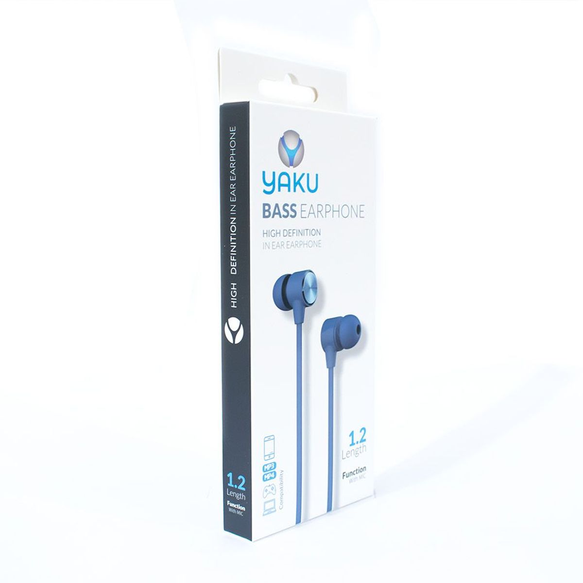 YAKUTECH - Audífonos Stereo con Cable Yaku BASS Azul