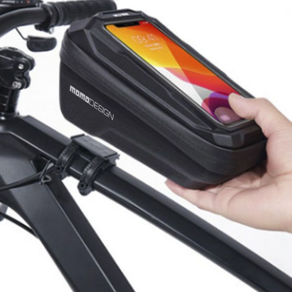 MOMODESIGN - Bolso Rígido Impermeable Portacelular para Bicicleta