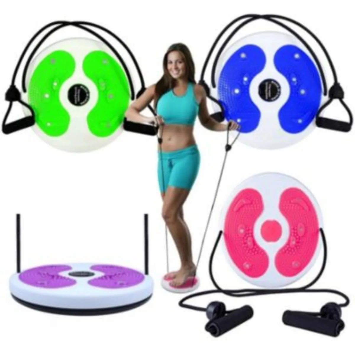 SPORT FITNESS - Disco twister con ligas - cintura de avispa