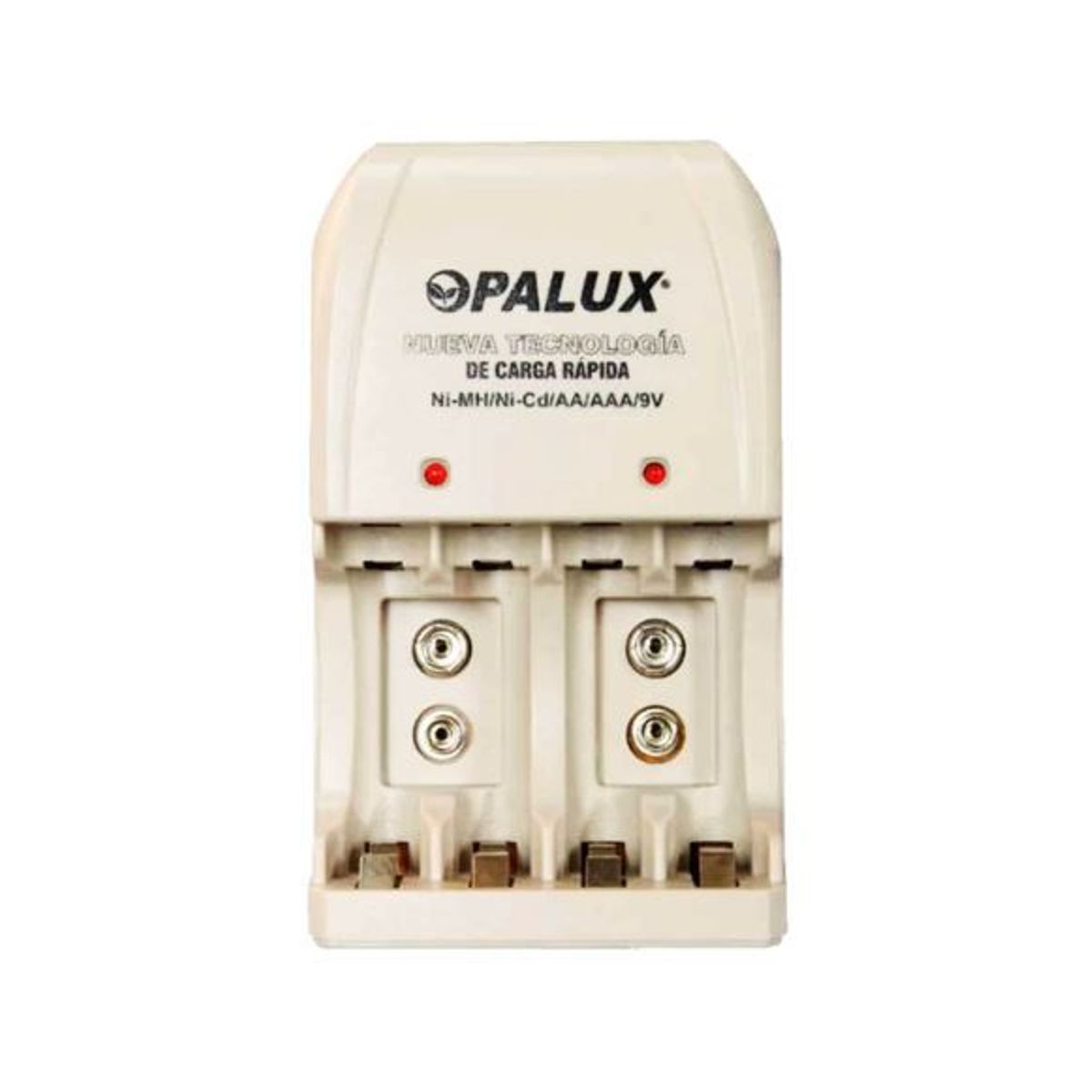 OPALUX - Cargador de baterías recargables 9VAAAAA BPI-0604 OPALUX