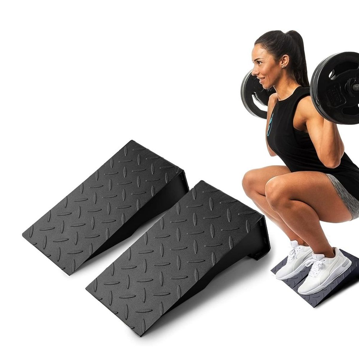 GENERICO - Cuña para sentadillas plataforma de peso muerto