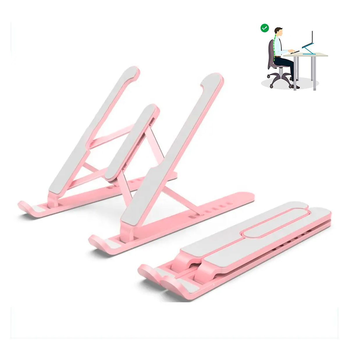 GENERICO - Soporte Base Para Laptop o Tablet Graduable P1