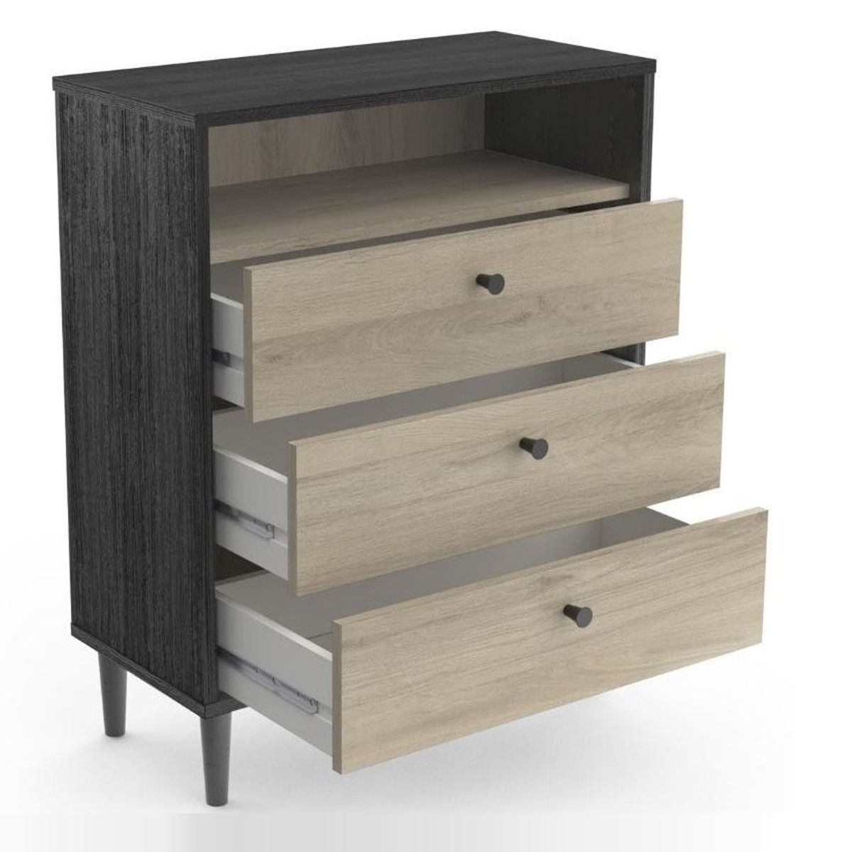 73 EXPERIENCE - Cómoda Trial - Negro & Nogal Africano - 73 Experience