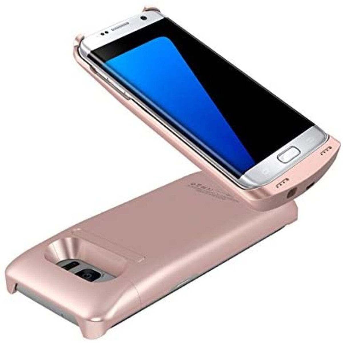 GENERICO - Case Batería para Samsung S7 4200mAh Gold Pink
