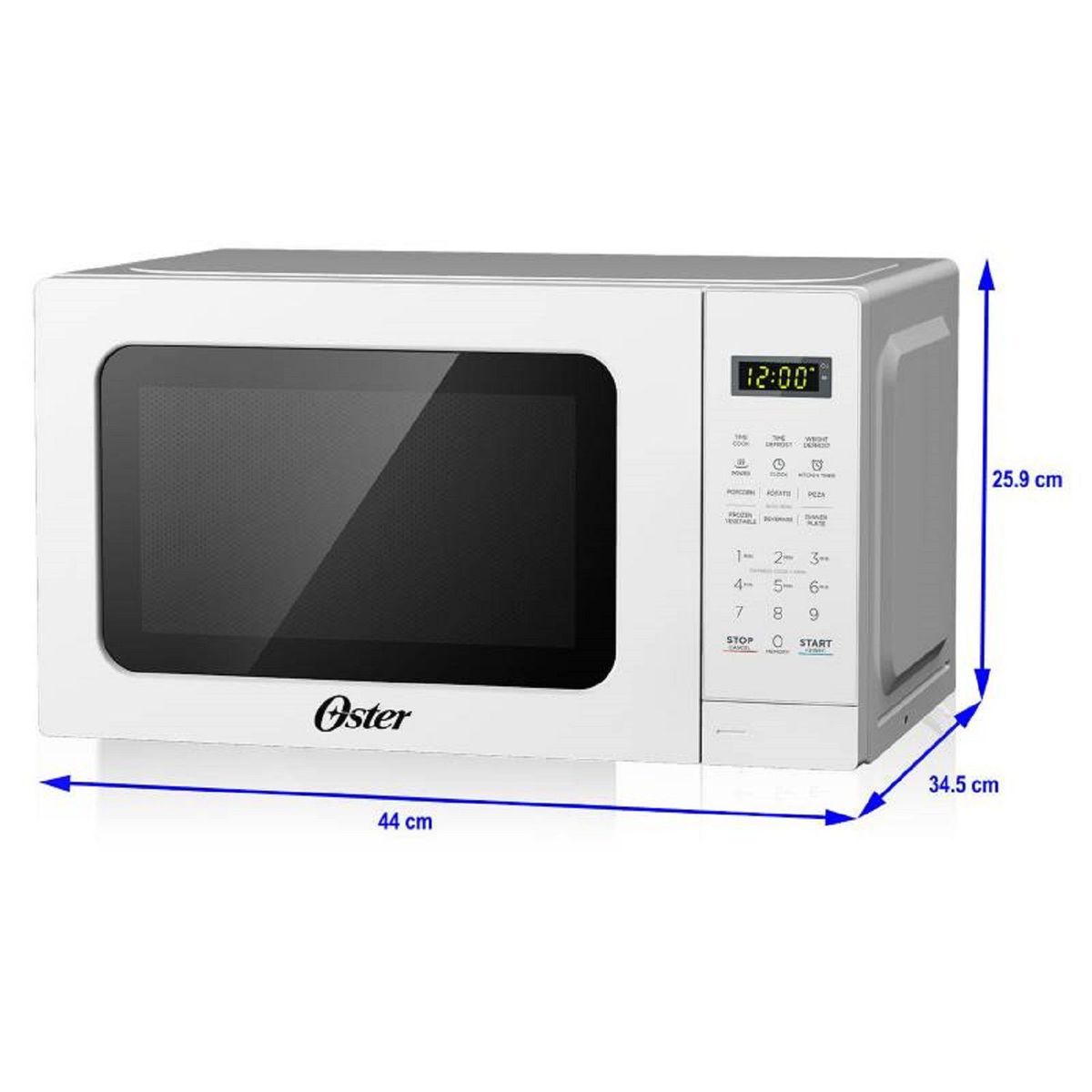OSTER - Horno Microondas 20L POGME2701 Blanco - OSTER.