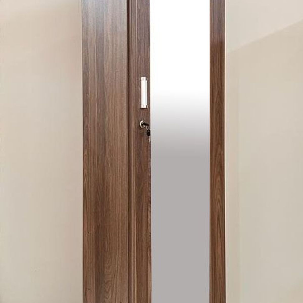 GENERICO - ZAPATERA CON ESPEJO COLOR ROBLE