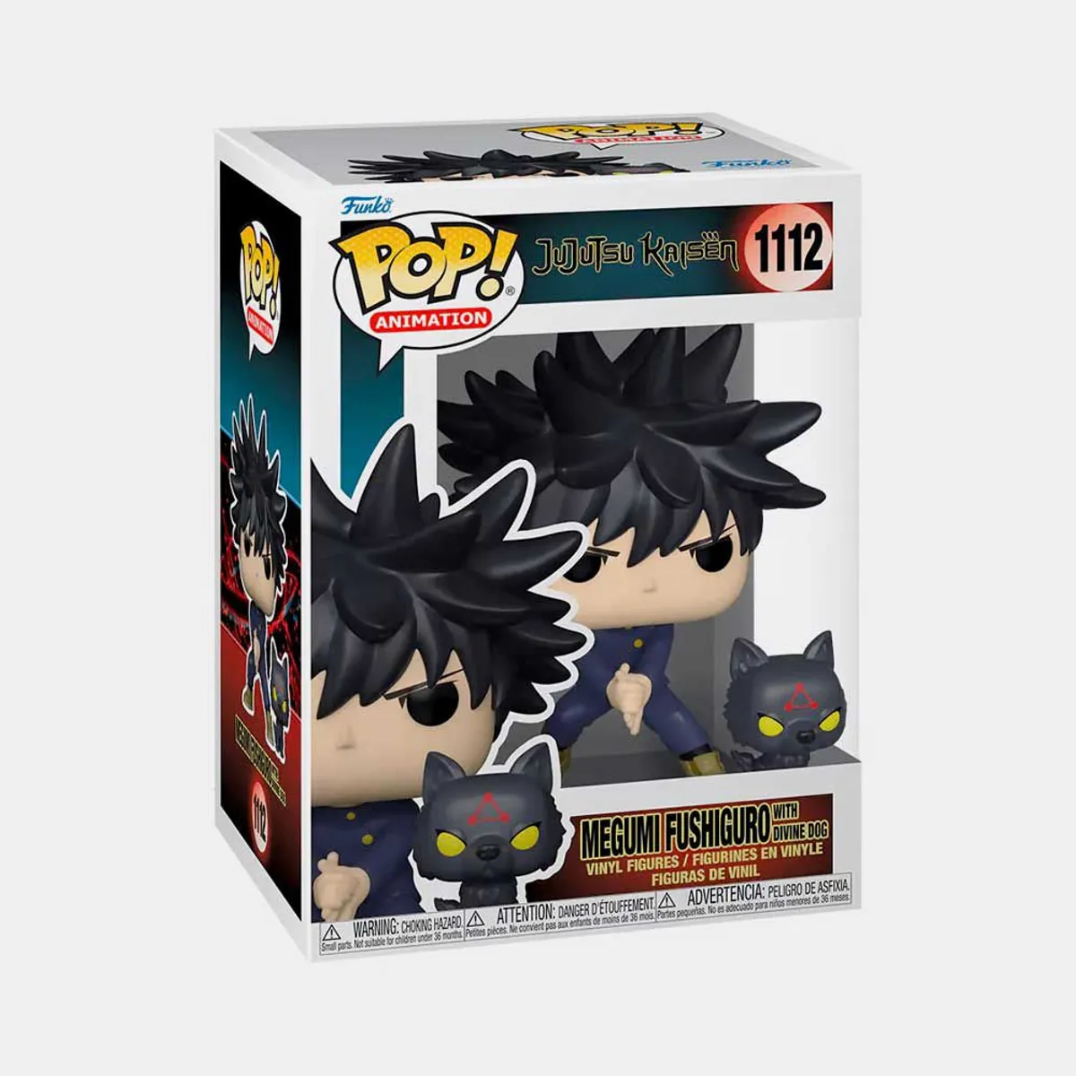 FUNKO - FUNKO POP JUJUTSU KAISEN - MEGUMI FUSHIGURO WITH DIVINE DOG