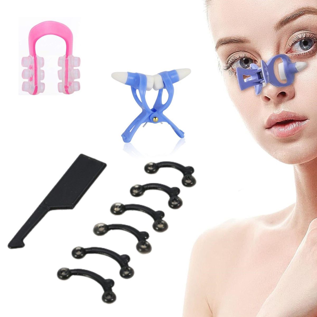 GENERICO - Corrector Nasal Silicona Corrector Nasal Clip Nose Up Respingador Nasal