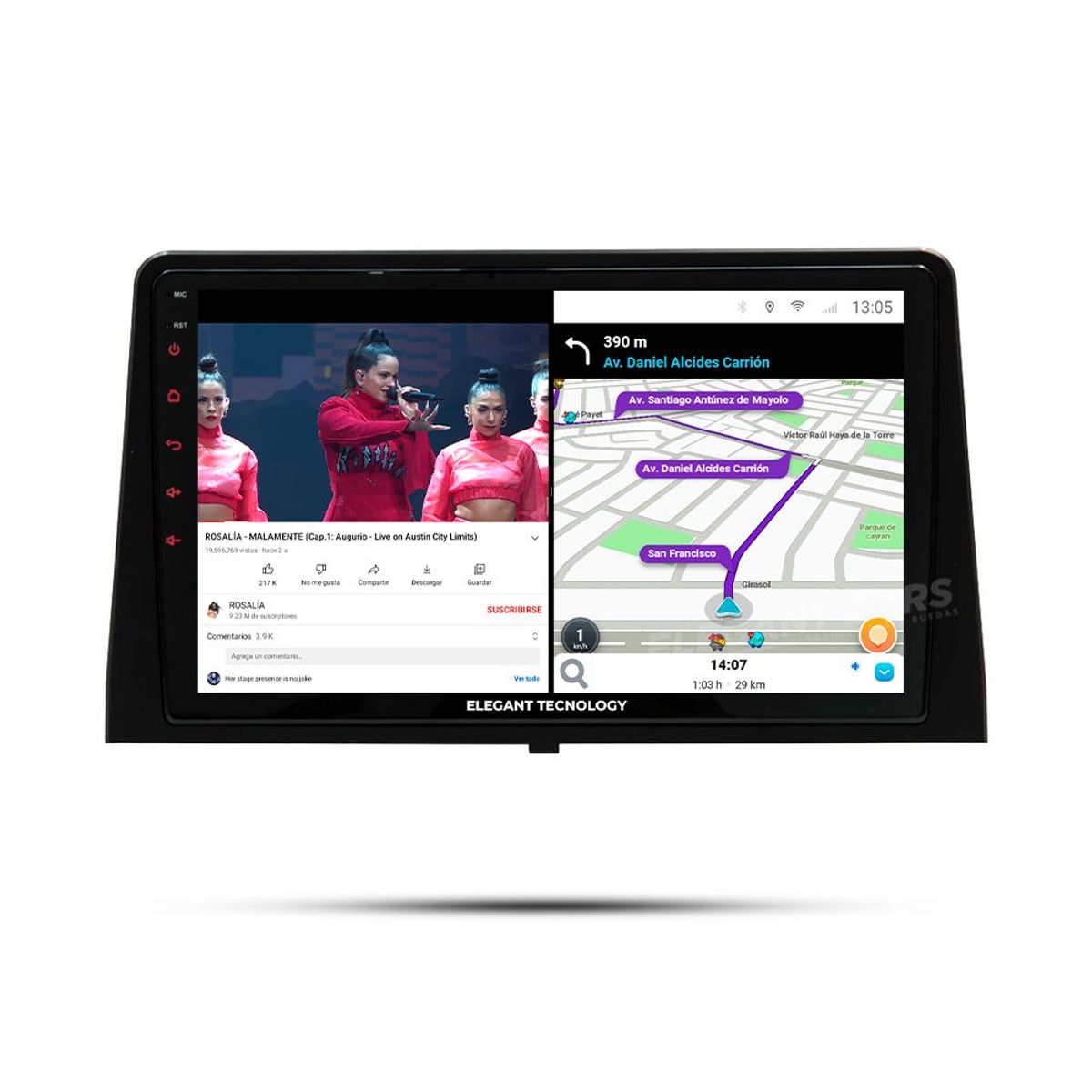 GENERICO - Autoradio Android Pantalla Citroen Berlingo Peugeot Partner 2018-2021 Carplay +Auto 4GB +64GB