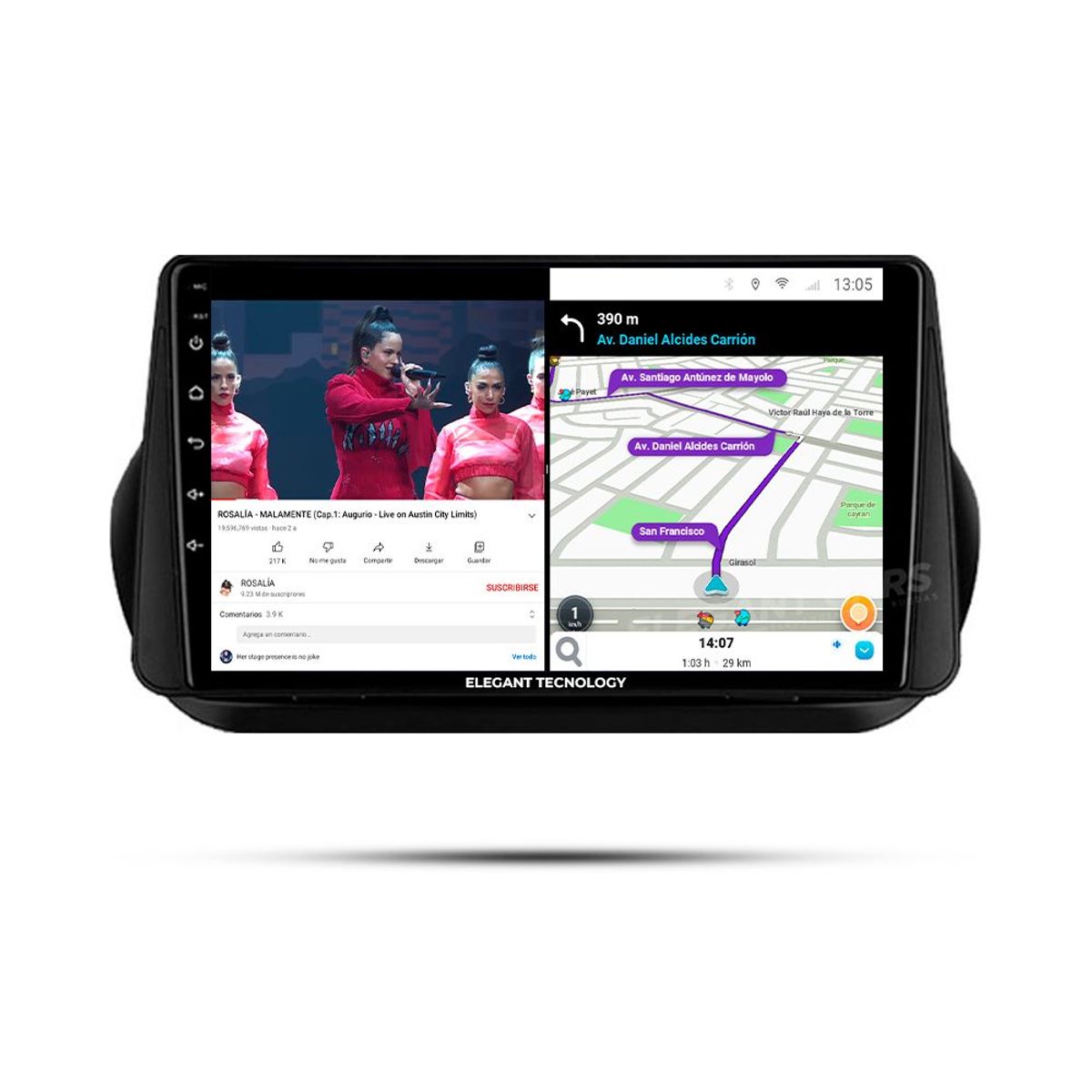 GENERICO - Autoradio Android Pantalla Citroen NemoPeugeot Vipper Fiat Fiorino QUBO 2008-2017 Carplay +Auto 4GB +64GB