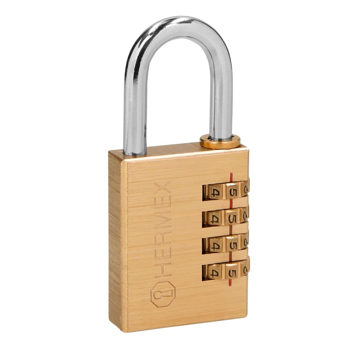 HERMEX - Candado con clave de combinación 40 mm cuerpo de latón HERMEX