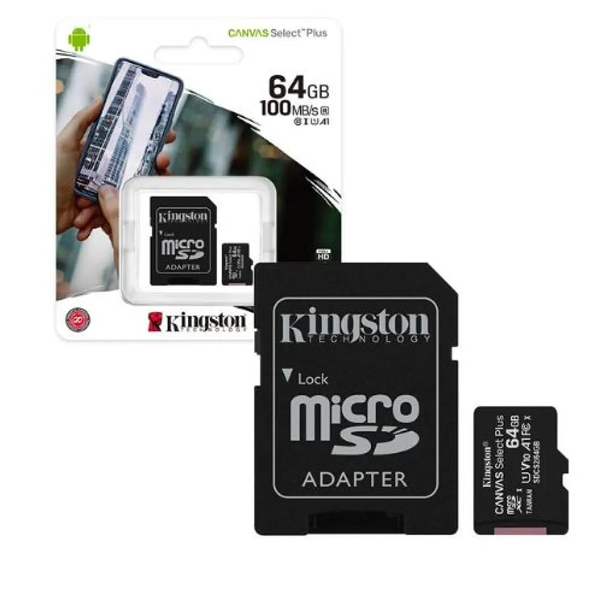 KINGSTON - Memoria Micro SD Kingston Canvas 64GB