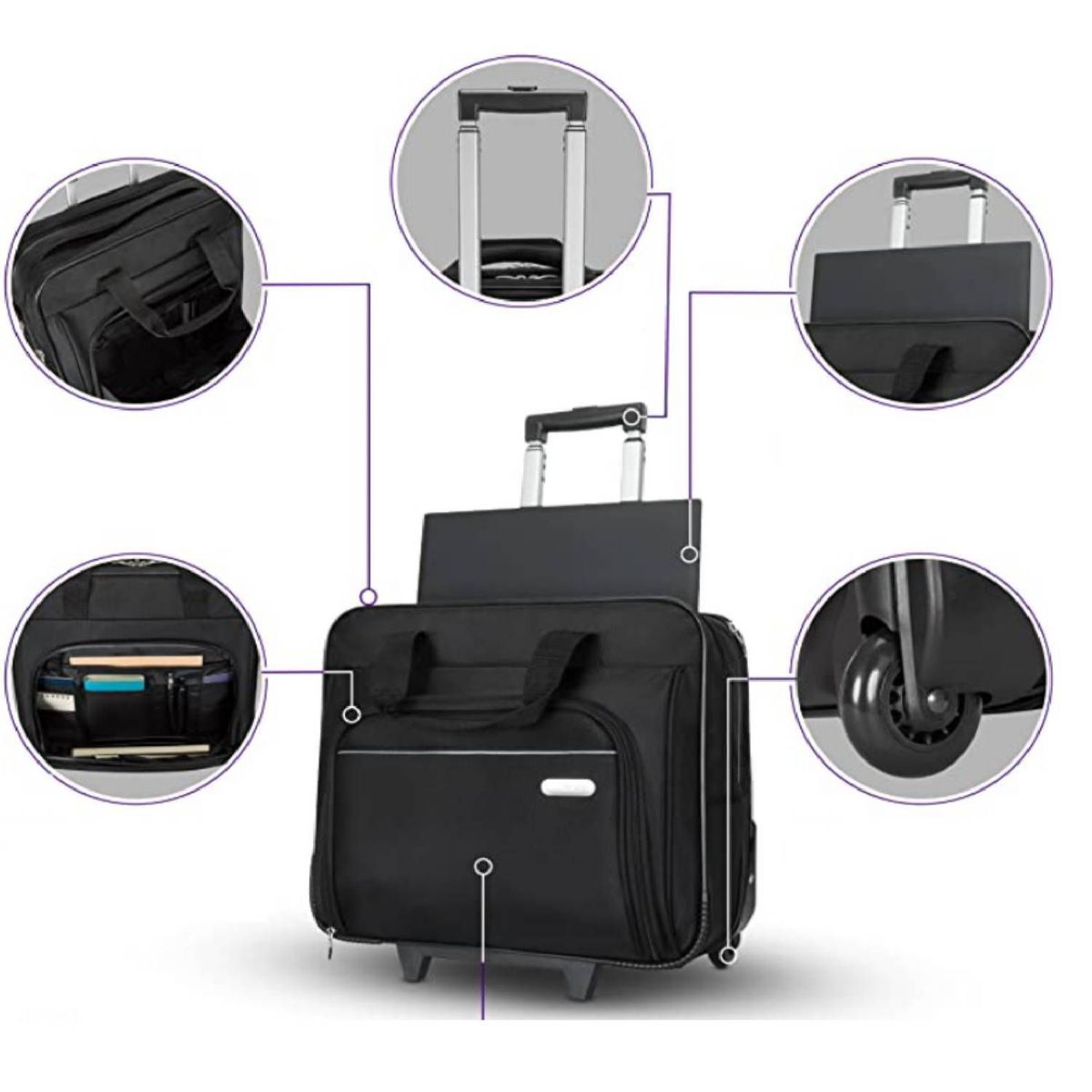 TARGUS - Maletin Targus Ruedas Metro Roller Laptop Viajera