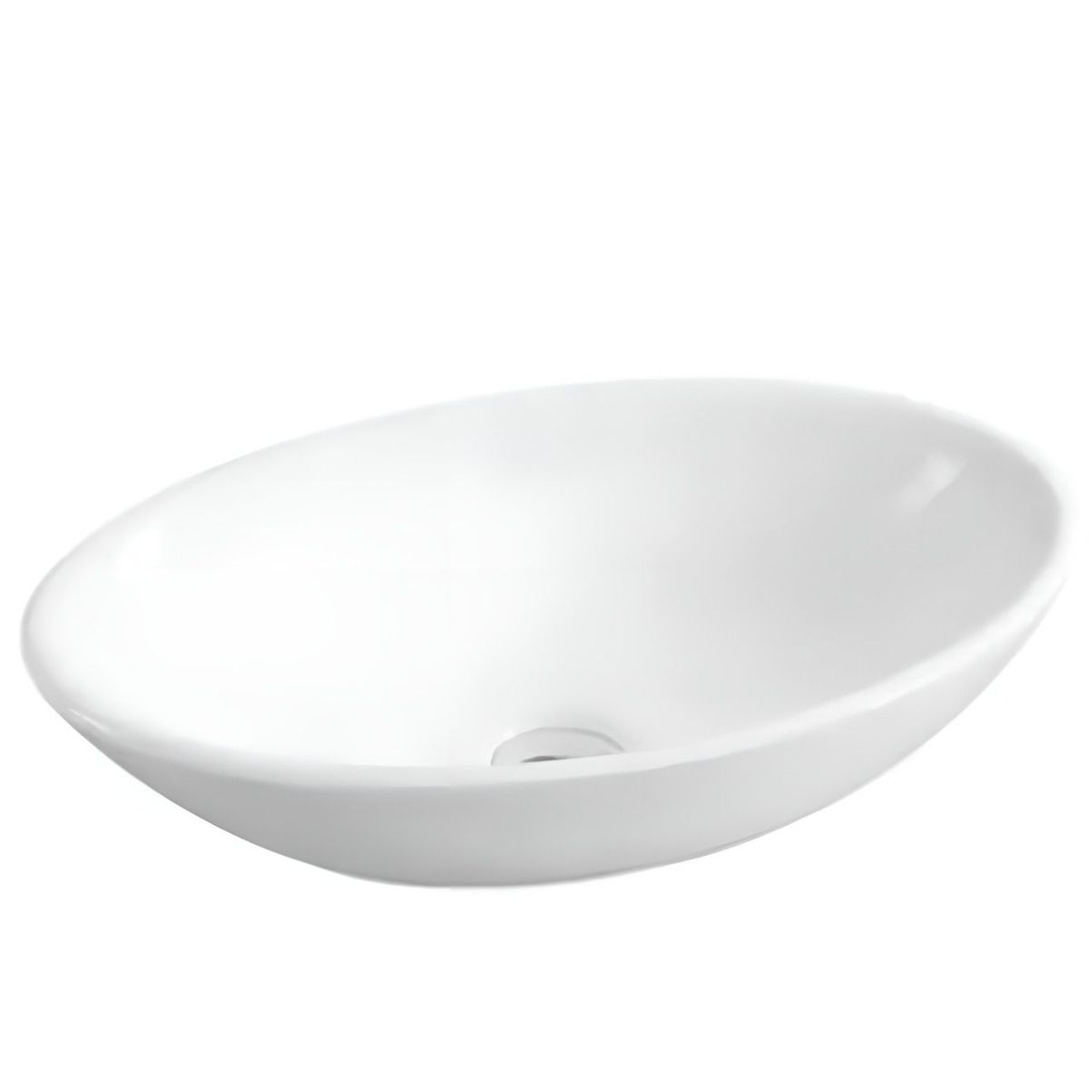 IMPORTADO MC - LAVAMANOS OVALIN PARA SOBREPONER MEDITERRANEO BLANCO