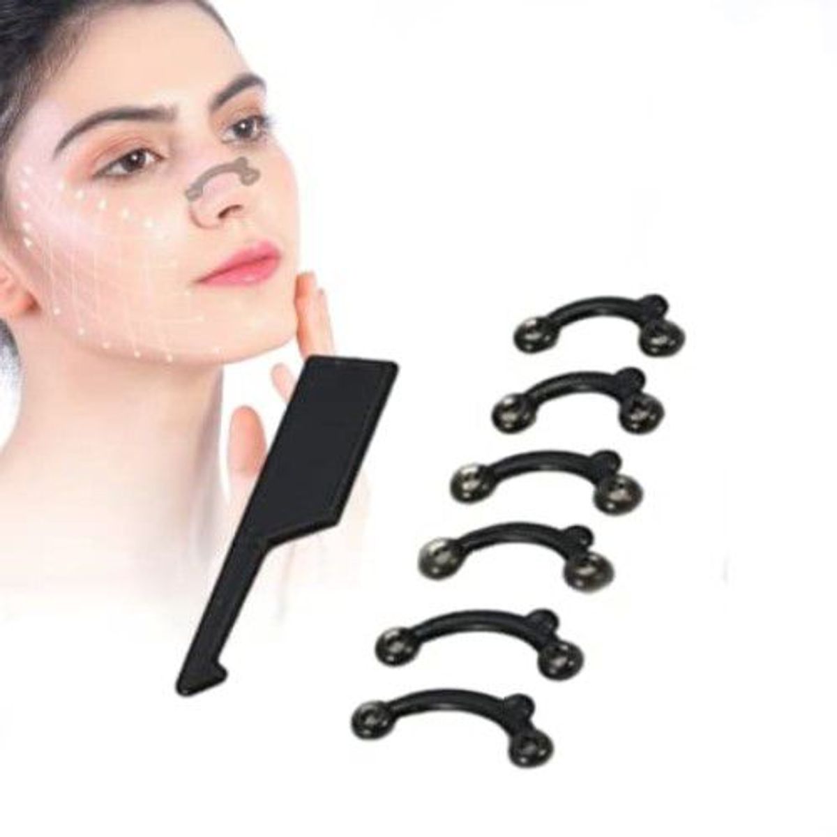 GENERICO - Corrector Nasal Silicona 3d Nose Up Respingador Perfilador Nasal