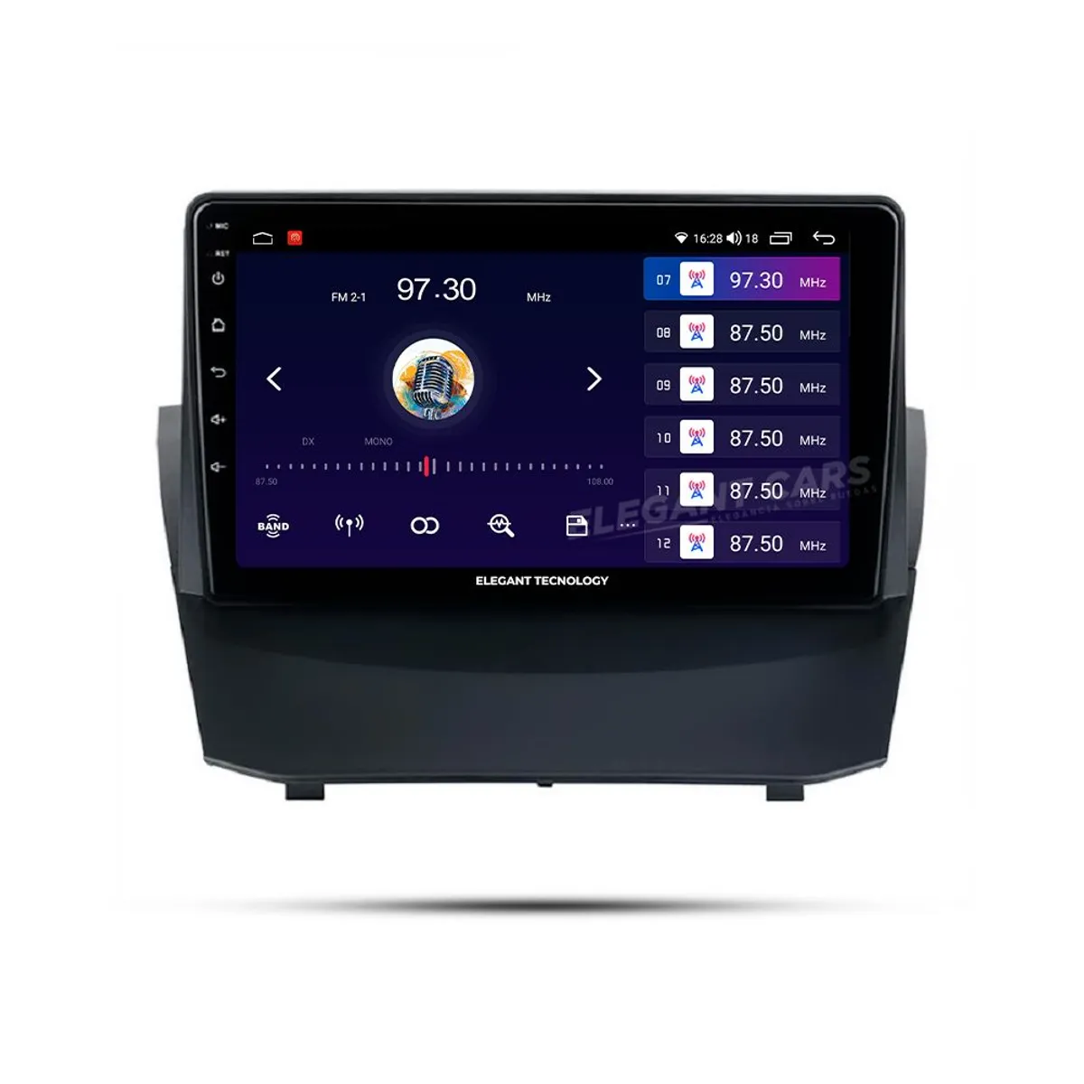 GENERICO - Autoradio Android Pantalla Ford Fiesta 2009-2014 Carplay +Auto 4GB +64GB