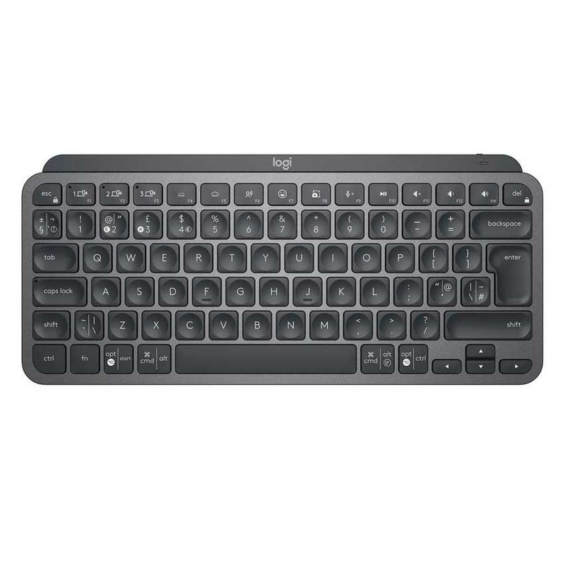 LOGITECH - Logitech Master Series MX Keys Mini Grafito  Blanco QWERTY - Español