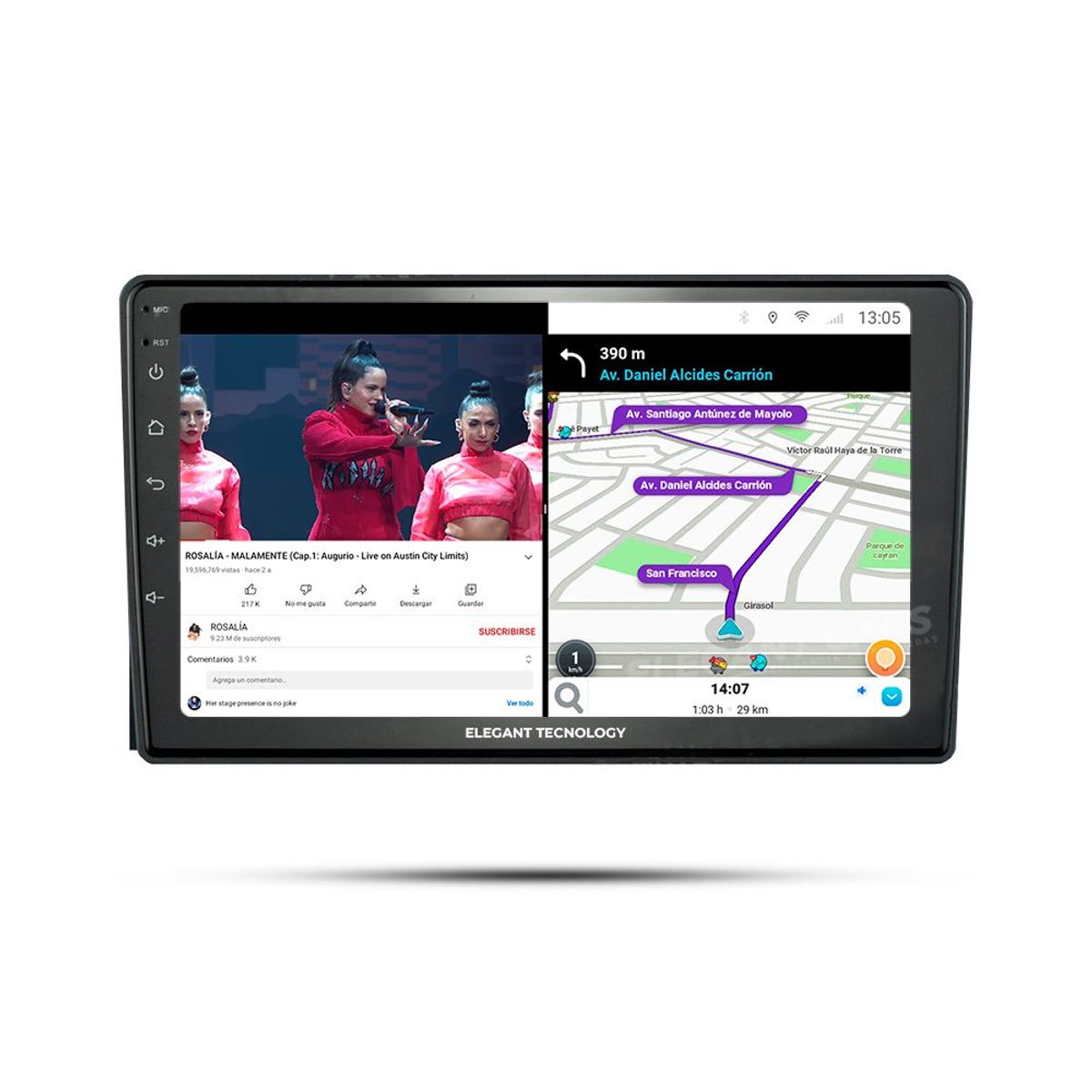 GENERICO - Autoradio Android Pantalla Ford Focus 2005-2008 Carplay +Auto 4GB +64GB