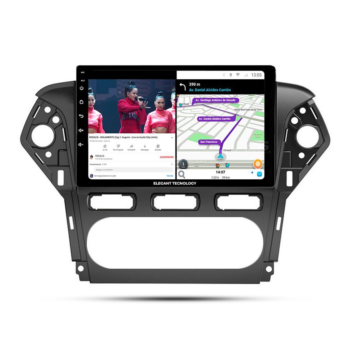 GENERICO - Autoradio Android Pantalla Ford Fusion Ford Mondeo 2011-2013  Carplay