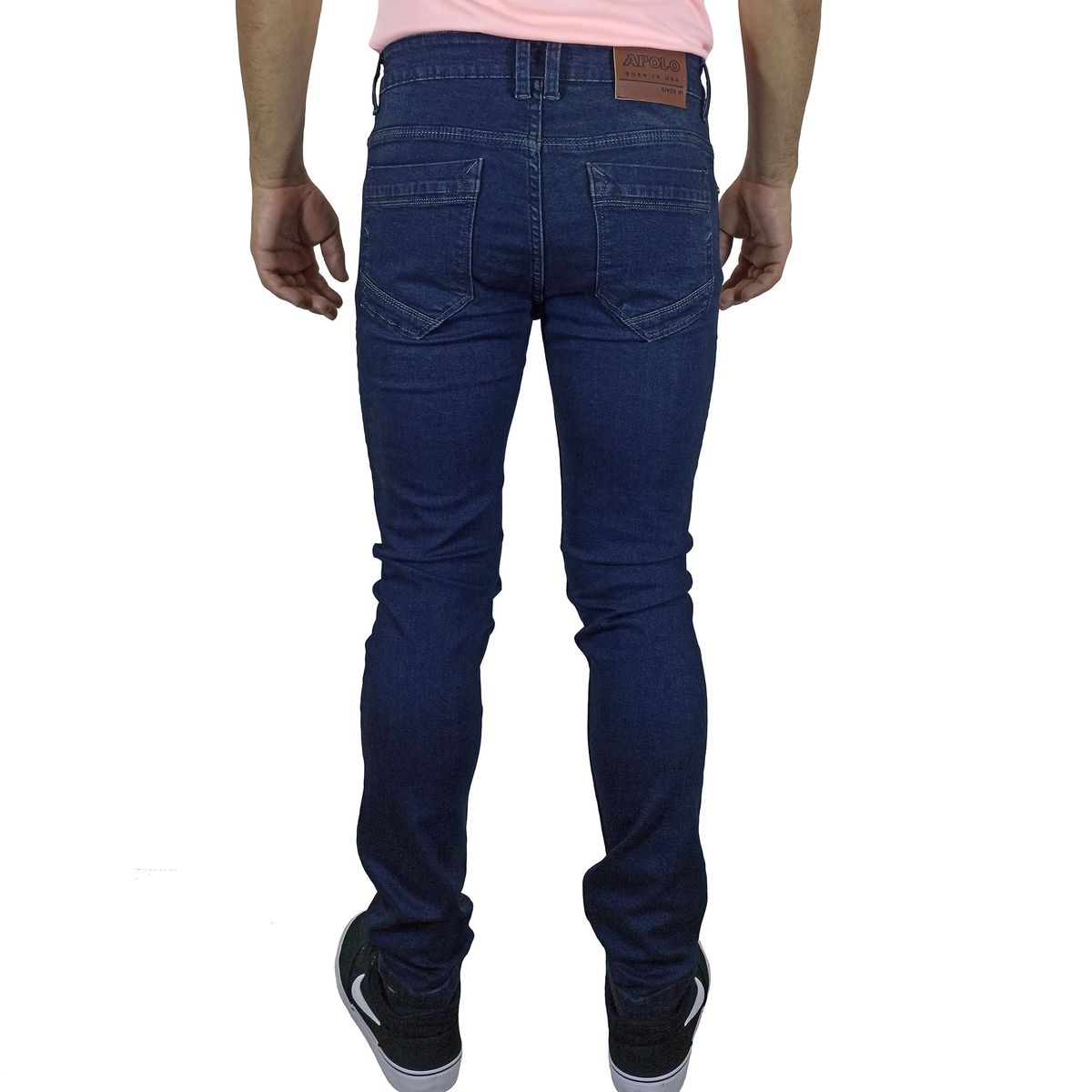 GENERICO - Pantalón Jean Moda Comfort Para Hombre - Azul