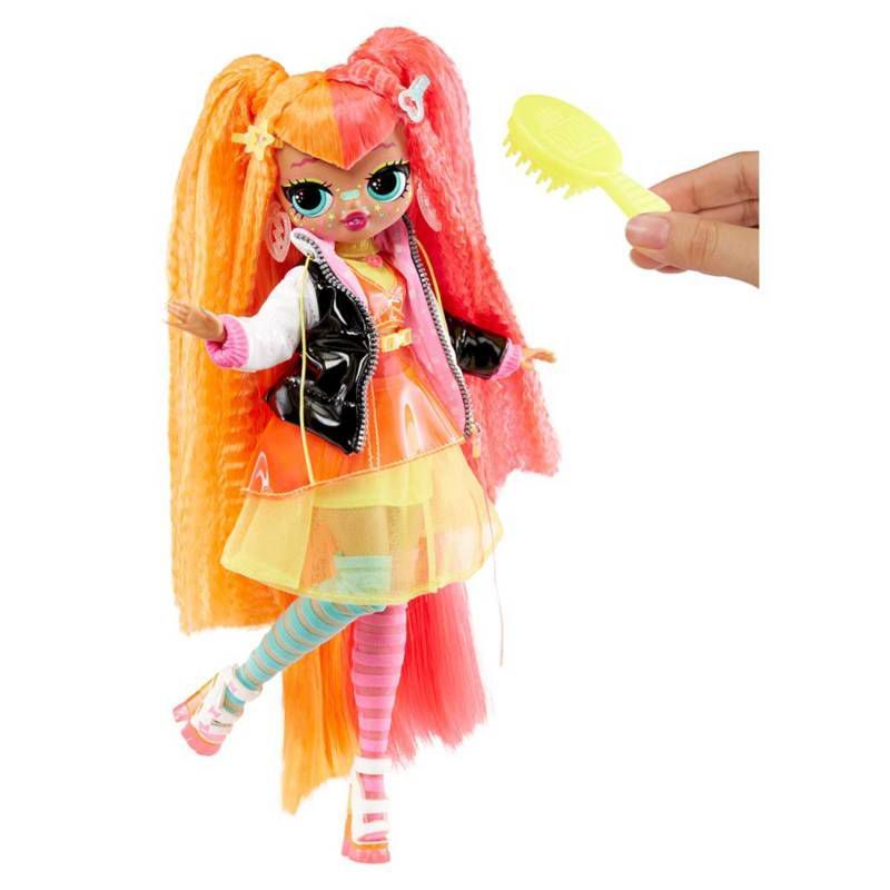 MGA ENTERTAINMENT - Muñeca LOL Surprise OMG Fierce Neonlicious