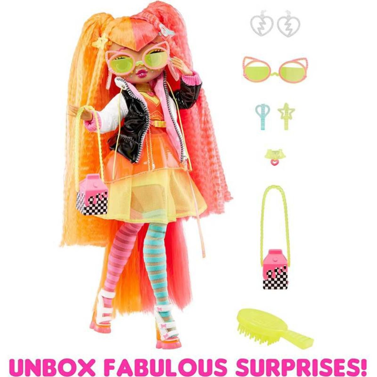 MGA ENTERTAINMENT - Muñeca LOL Surprise OMG Fierce Neonlicious