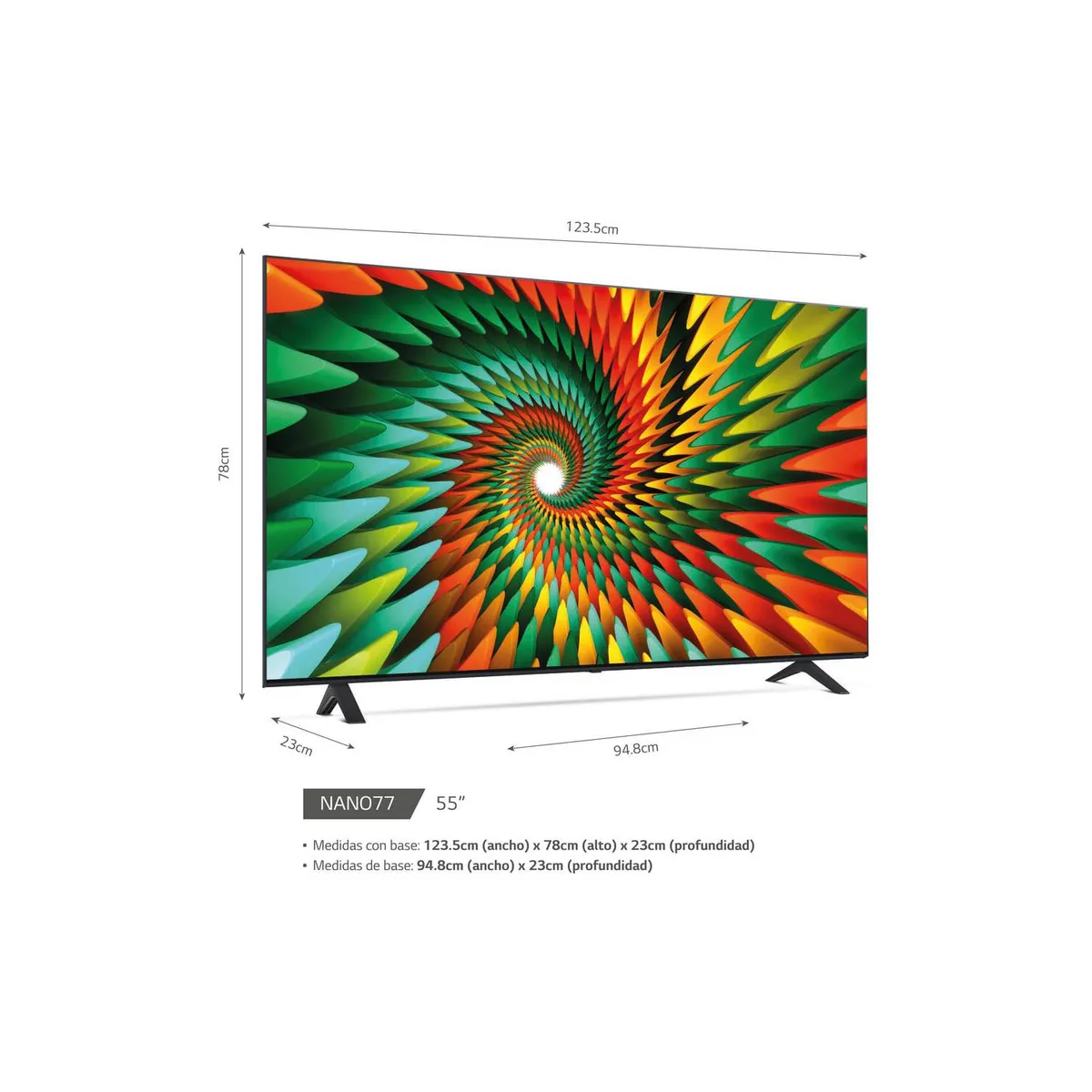 LG - TELEVISOR LG 55 NanoCell UHD 4K ThinQ AI 55NANO75SQA