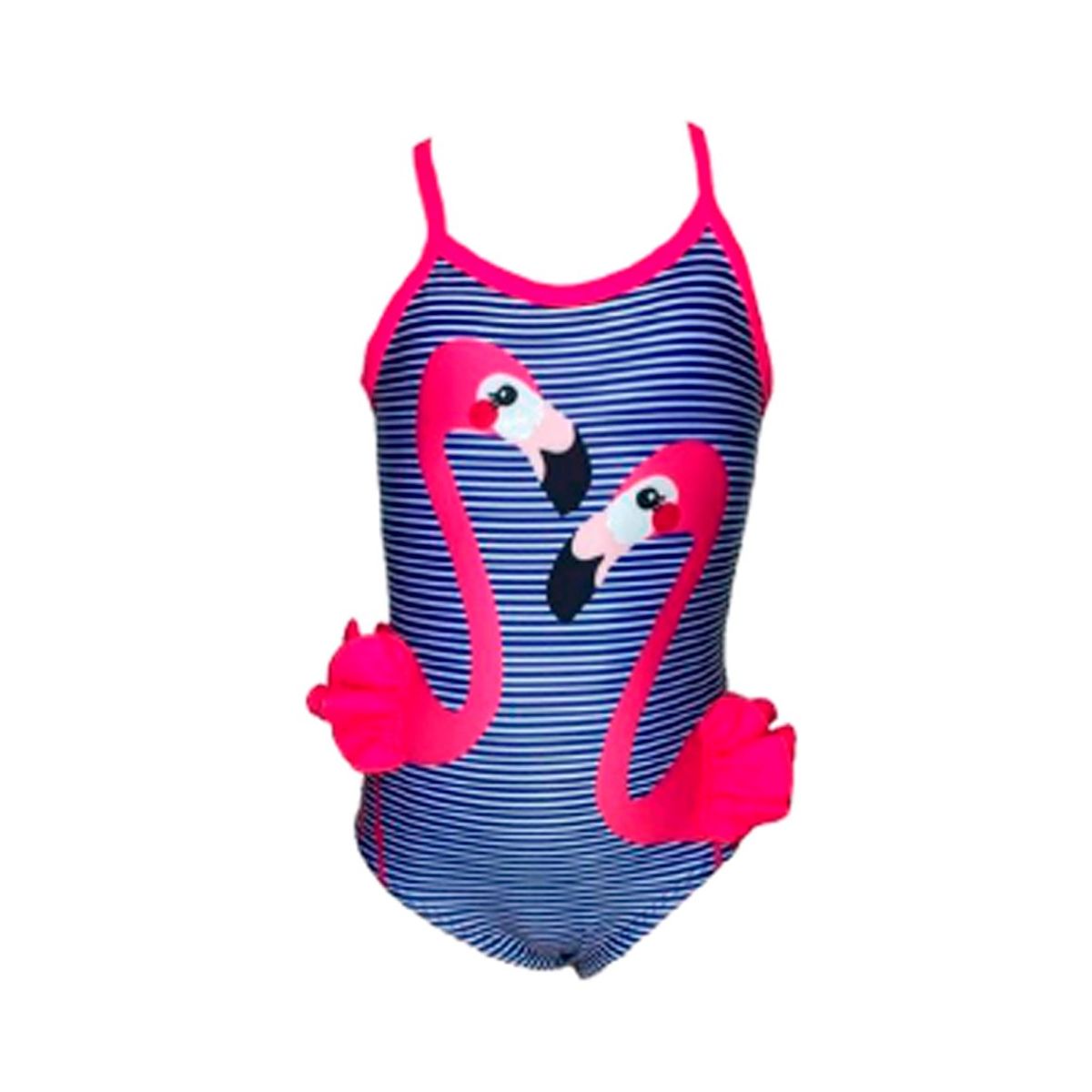 GENERICO - Gl-30 Enterizo Niña Flamengo Color Azul