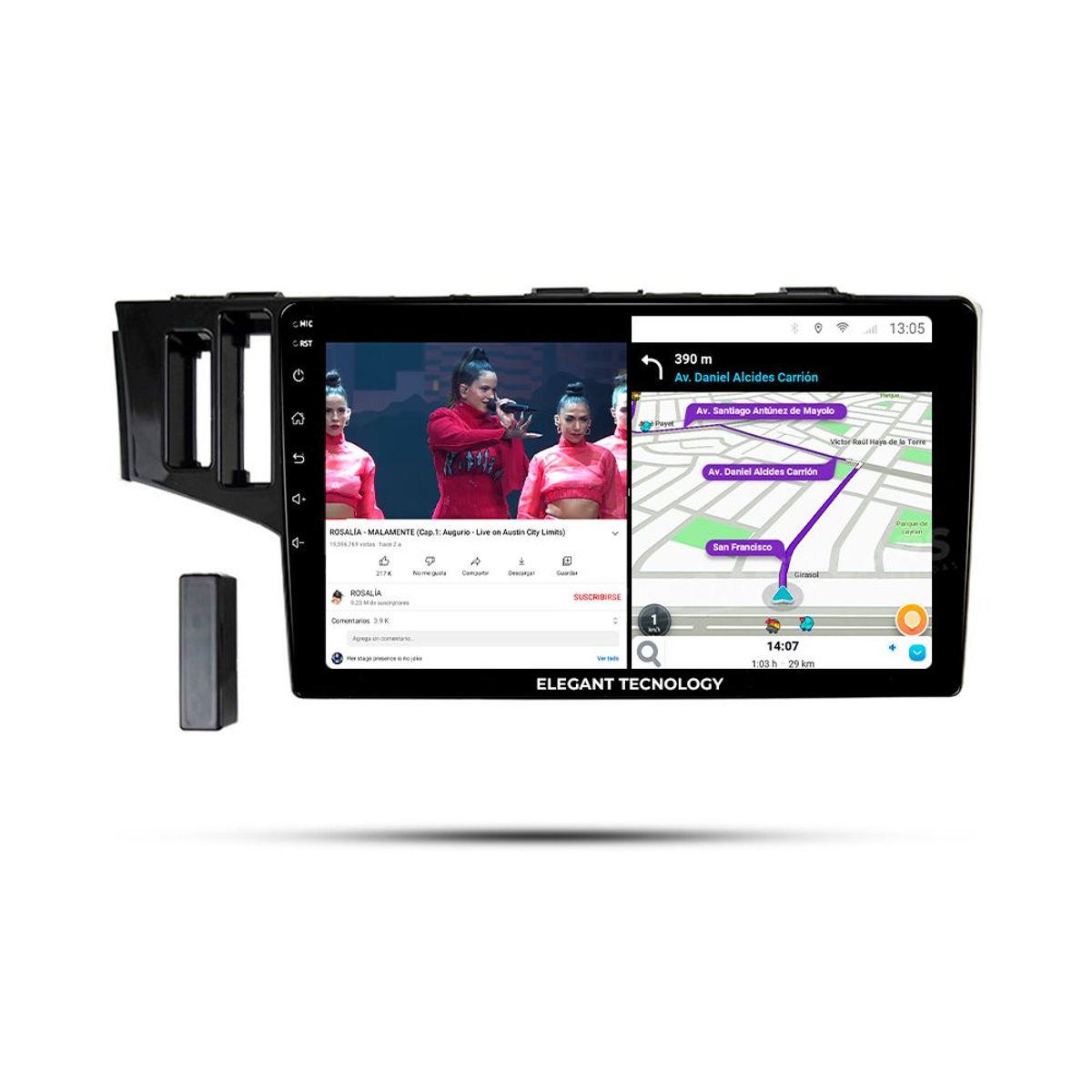 GENERICO - Autoradio Android Pantalla Honda Fit Jazz 2013-2015 Carplay +Auto 4GB +64GB