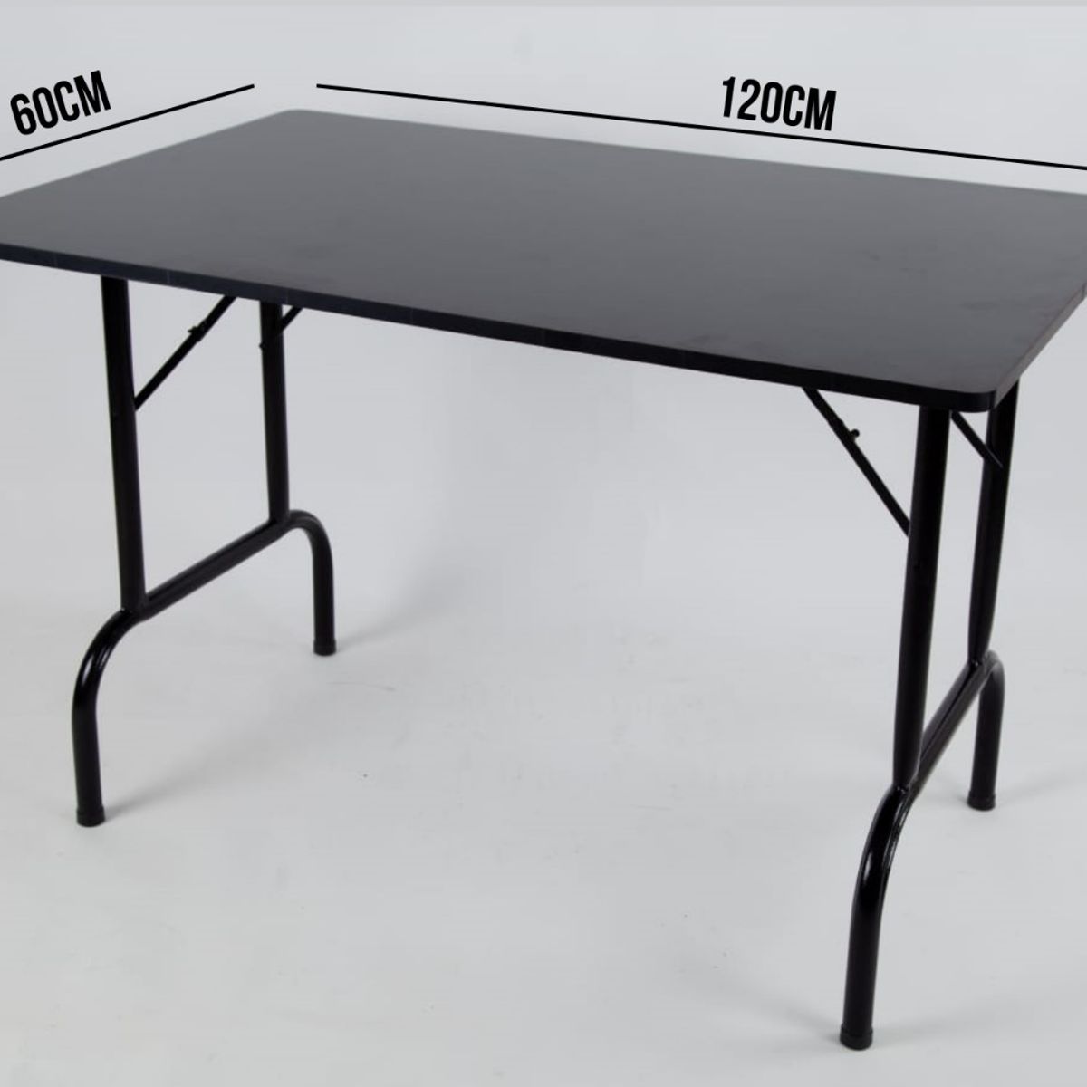 ATAHUALPA - Mesa Plegable ATAHUALPA 120x60- NEGRO