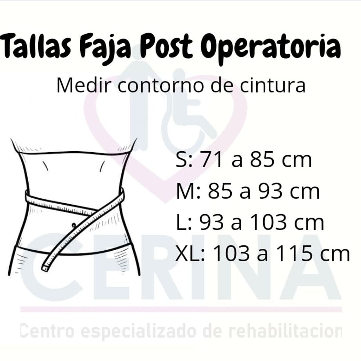 GENERICO - Faja Post Operatoria Talla S