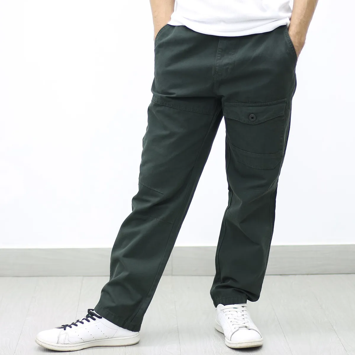 ABORIGEN - Pantalón Canvas Con Bolsillos De Hombre - Aborigen