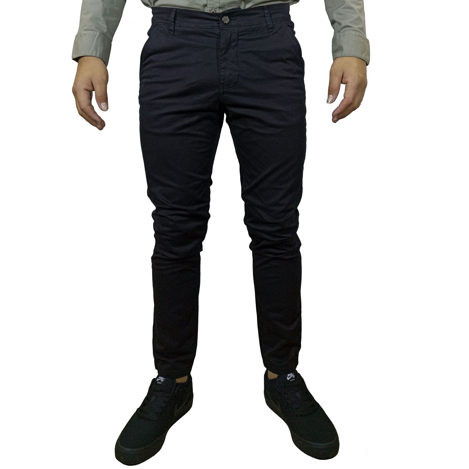 Zapato Pantalon Negro Drill Pantalon Clasico Pantalon Dril Negro