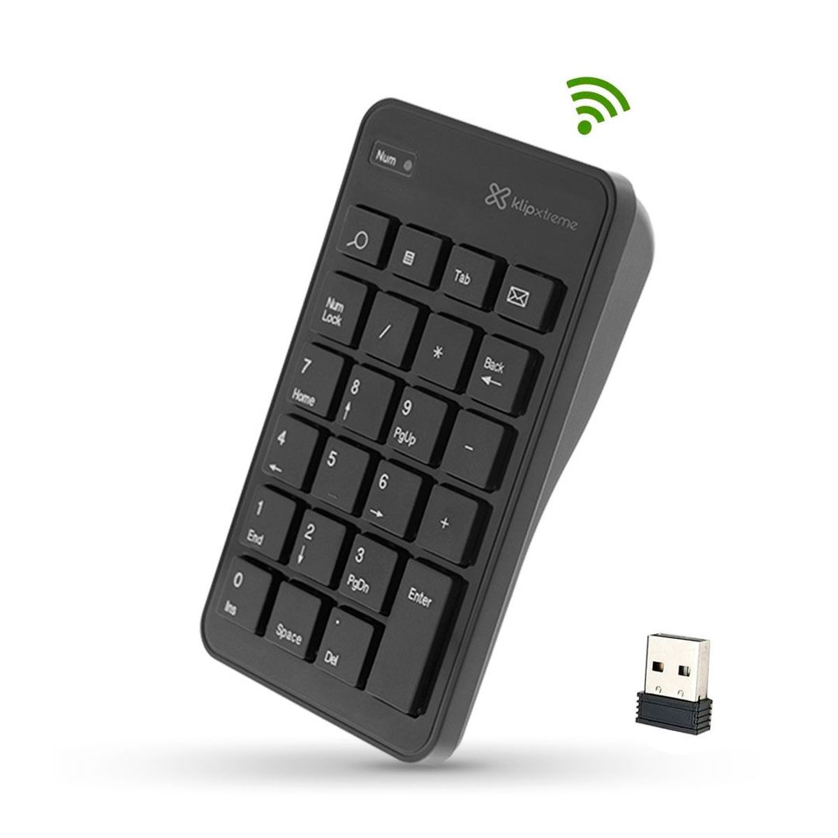 KLIP XTREME - Teclado Numérico Klip Xtreme Knp-110 Zypher Inalámbrico