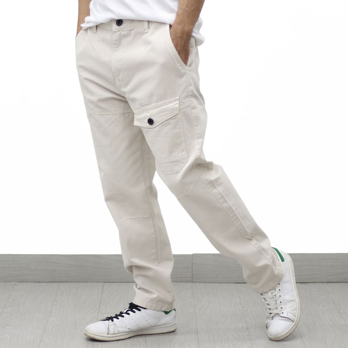 ABORIGEN - Pantalón Canvas Con Bolsillos De Hombre - Aborigen