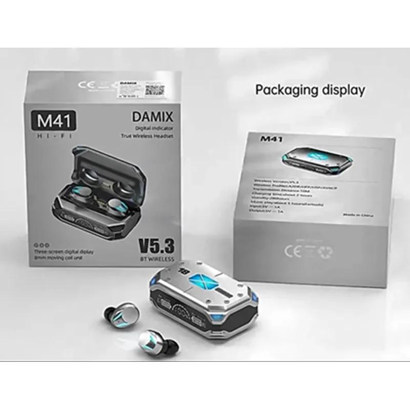 TWS - Audífono inalámbrico gamer M41 para juegos y música